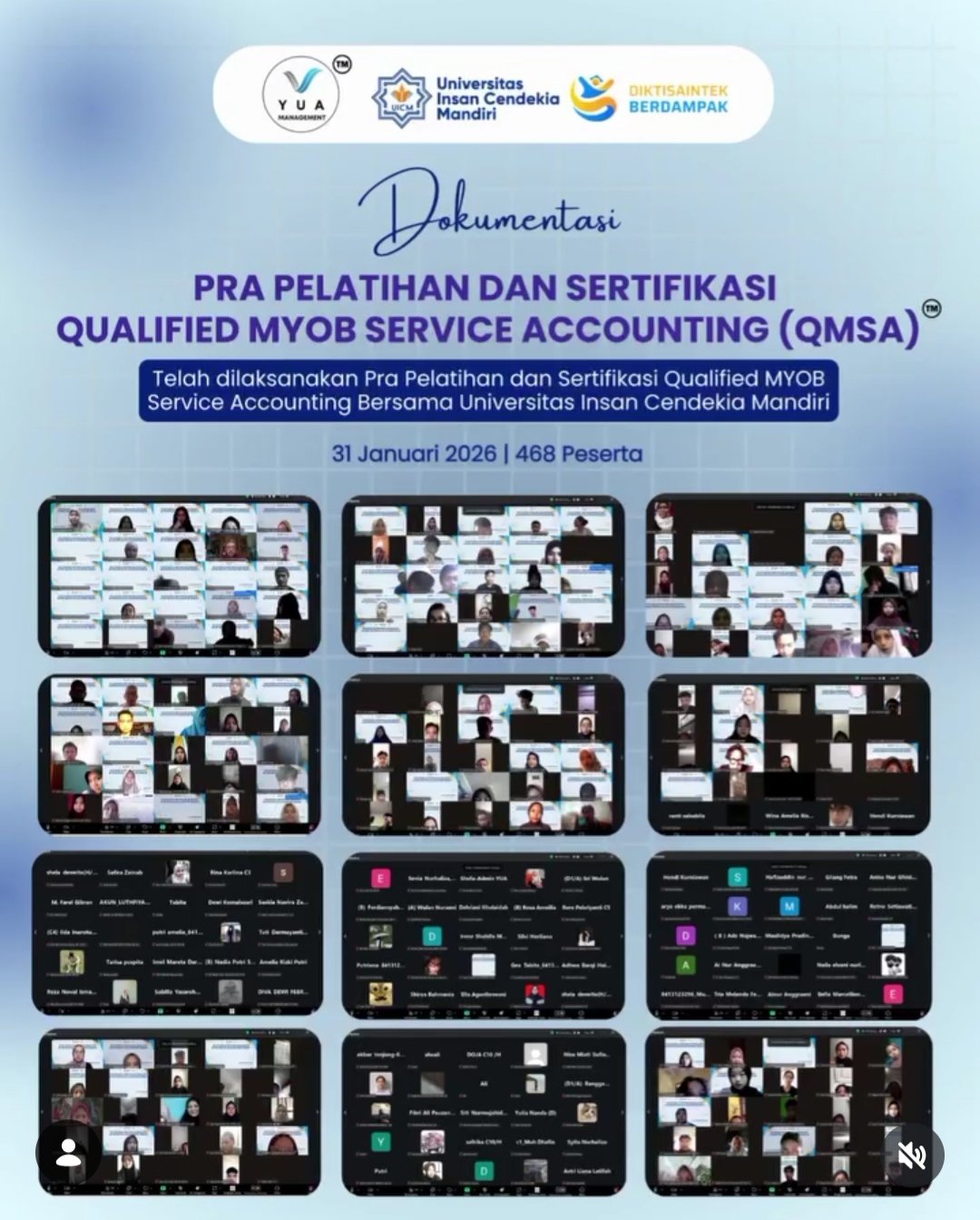 Sukses Digelar, Pra-Pelatihan dan Sertifikasi QMSA Diikuti 468 Peserta