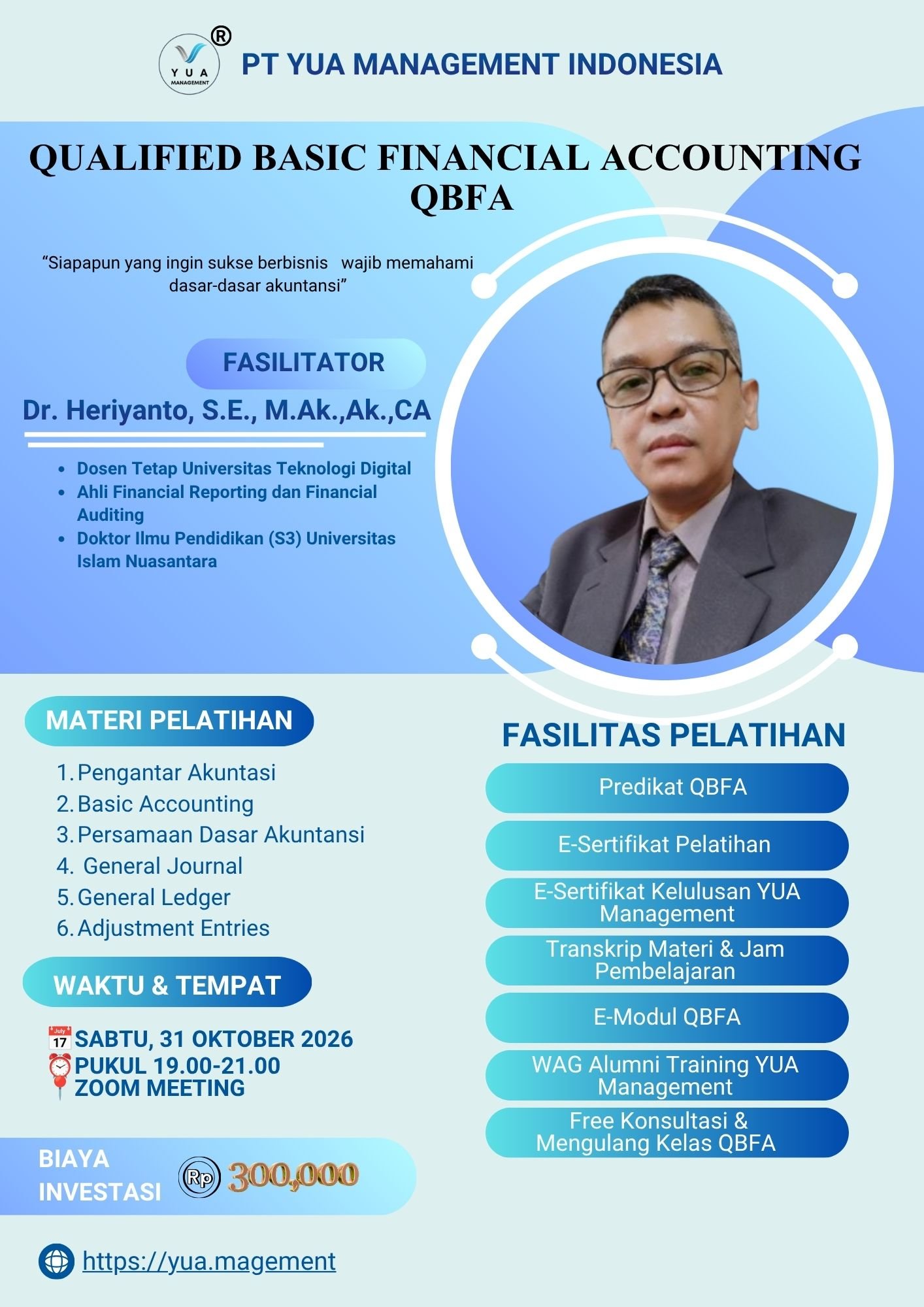 Qualified Basic Financial Accounting (QBFA)